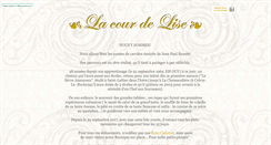 Desktop Screenshot of lacourdelise.fr
